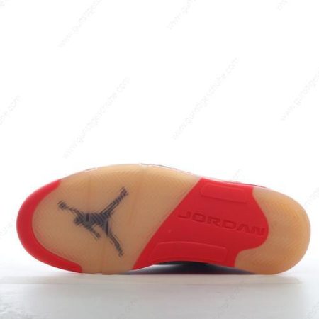 Günstiger Nike Air Jordan 5 Retro ‘Rosa Grau Rot’ Schuhe DA8016-806