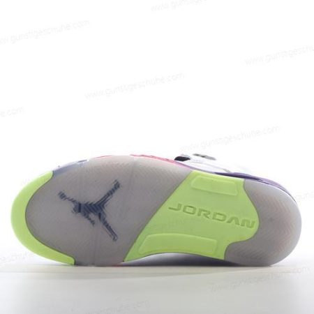 Günstiger Nike Air Jordan 5 Retro ‘Weiß Violett Rosa Grün’ Schuhe DB3024-100