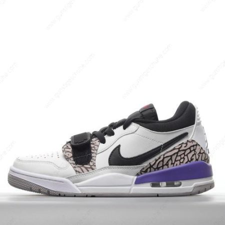 Günstiger Nike Air Jordan Legacy 312 Low ‘Weiß Violett Schwarz Gold’ Schuhe CD7069-102