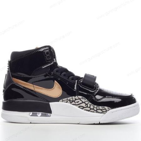 Günstiger Nike Air Jordan Legacy 312 ‘Schwarz Gold Weiß’ Schuhe AV3922-007