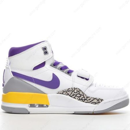 Günstiger Nike Air Jordan Legacy 312 ‘Weiß Violett Gelb’ Schuhe AT4047-157