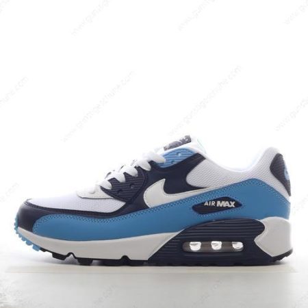 Günstiger Nike Air Max 90 ‘Weiß Blau Schwarz’ Schuhe 309299-129