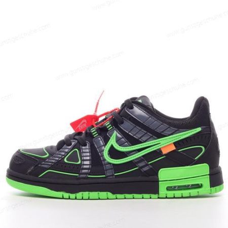 Günstiger Nike Air Rubber Dunk Low ‘Schwarz Weiß Grün’ Schuhe CU6015-001