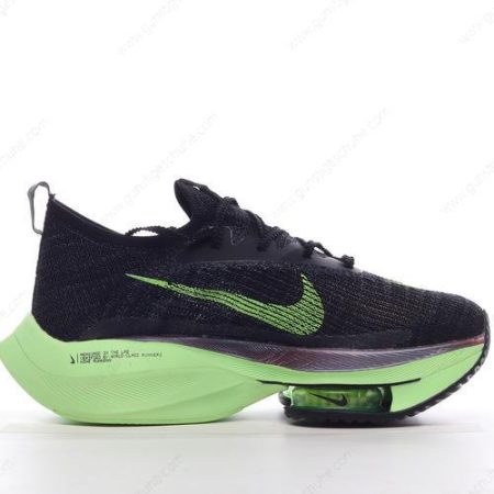 Günstiger Nike Air Zoom AlphaFly Next ‘Schwarz Grün’ Schuhe CI9925-400