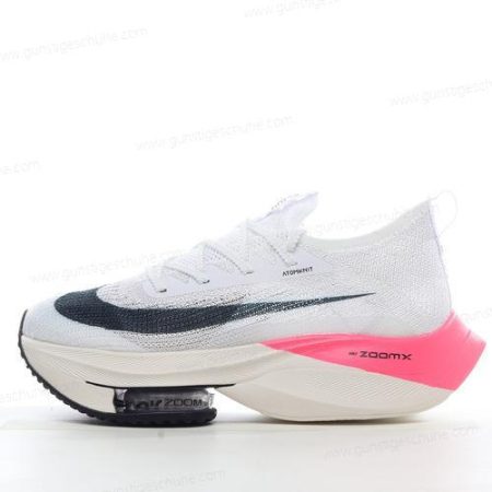 Günstiger Nike Air Zoom AlphaFly Next ‘Weiß Schwarz Rosa’ Schuhe DD8877-100