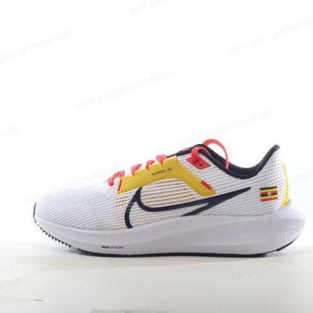 Günstiger Nike Air Zoom Pegasus 40 ‘Weiß Gelb Schwarz Rosa’ Schuhe DV3853-105