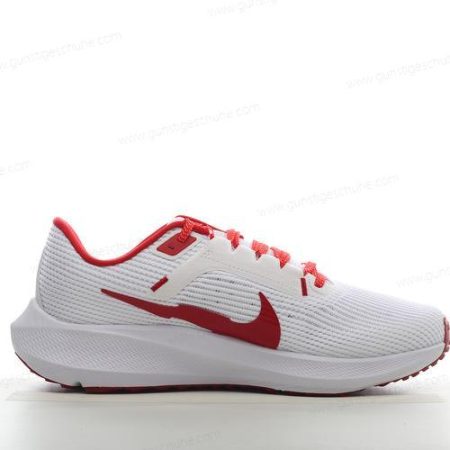 Günstiger Nike Air Zoom Pegasus 40 ‘Weiß Rot’ Schuhe DZ5969-100