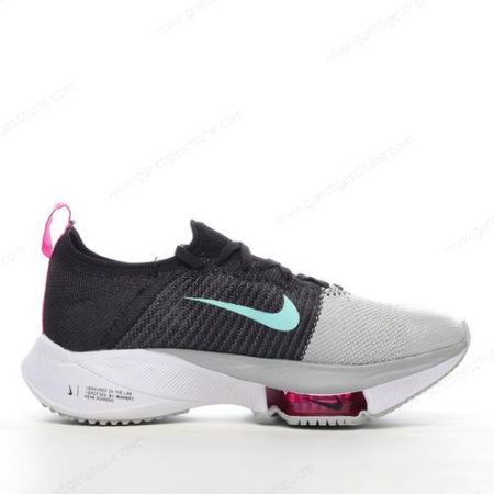 Günstiger Nike Air Zoom Tempo Next Flyknit ‘Schwarz Grau Rosa’ Schuhe CI9923-006