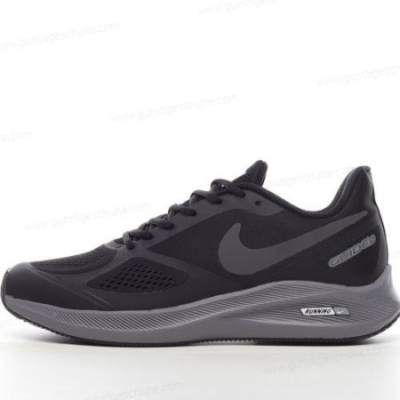 Günstiger Nike Air Zoom Winflo 7 ‘Schwarz Grau’ Schuhe CJ0291-052