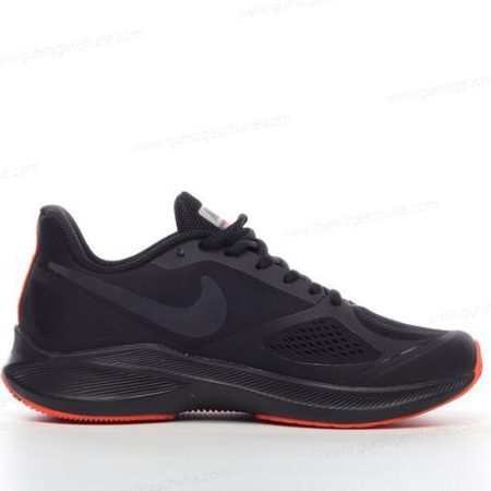 Günstiger Nike Air Zoom Winflo 7 ‘Schwarz Orange’ Schuhe CJ0291-057