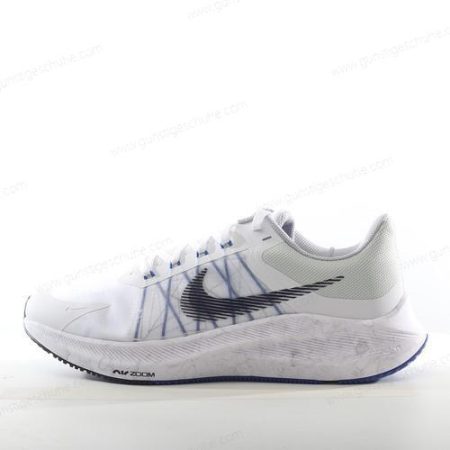 Günstiger Nike Air Zoom Winflo 8 ‘Weiß Schwarz Blau’ Schuhe CW3419-008