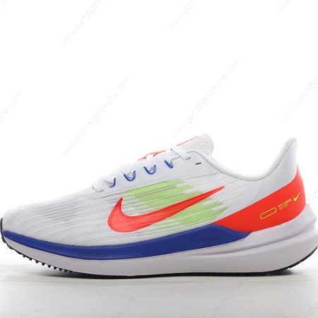 Günstiger Nike Air Zoom Winflo 9 ‘Weiß Blau Orange Grün’ Schuhe DX3355-100