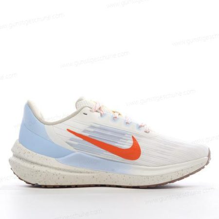 Günstiger Nike Air Zoom Winflo 9 ‘Weiß Blau Orange’ Schuhe DX6048-181