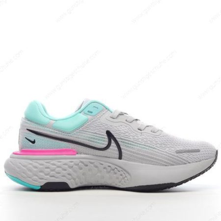 Günstiger Nike Air ZoomX Invincible Run Flyknit ‘Grau Cyan Rosa’ Schuhe CT2228-003