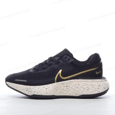 Günstiger Nike Air ZoomX Invincible Run Flyknit ‘Schwarzes Gold’ Schuhe CT2229-004