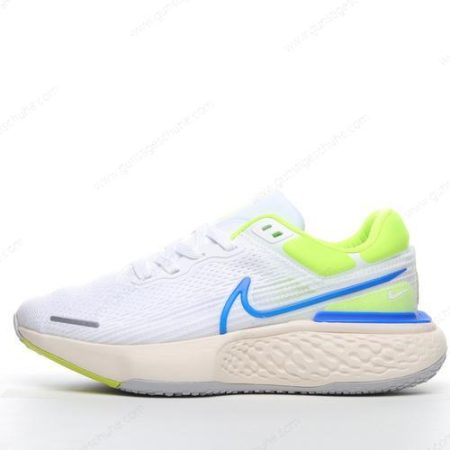 Günstiger Nike Air ZoomX Invincible Run Flyknit ‘Weiß Blau Grün’ Schuhe CT2228-101