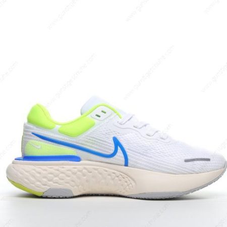 Günstiger Nike Air ZoomX Invincible Run Flyknit ‘Weiß Blau Grün’ Schuhe CT2228-101