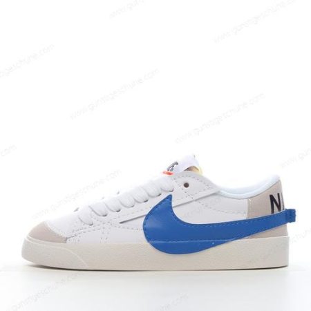 Günstiger Nike Blazer Low 77 Jumbo ‘Blau Weiß’ Schuhe DQ8768-100