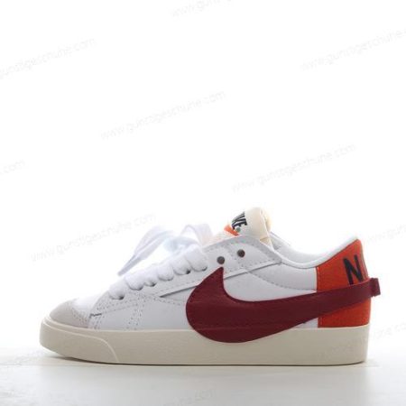 Günstiger Nike Blazer Low 77 Jumbo ‘Weiß Rot’ Schuhe DQ1470-104