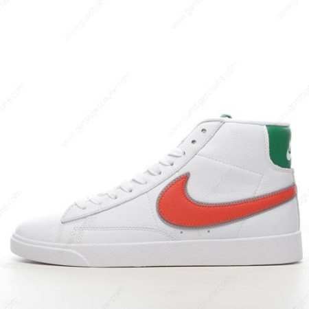 Günstiger Nike Blazer Mid ‘Weiß Rot Grün’ Schuhe CJ6101-100