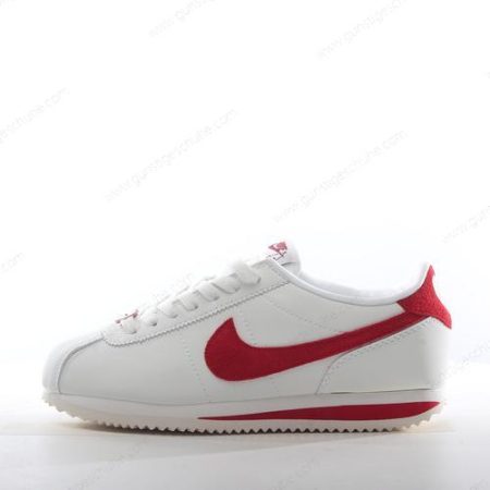 Günstiger Nike Cortez Basic ‘Weiß Rot’ Schuhe 819719-101