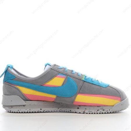 Günstiger Nike Cortez ‘Grau Blau Rosa Gelb’ Schuhe DR1413-002