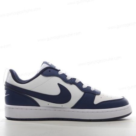 Günstiger Nike Court Borough Low 2 ‘Weiß Blau’ Schuhe BQ5448-107