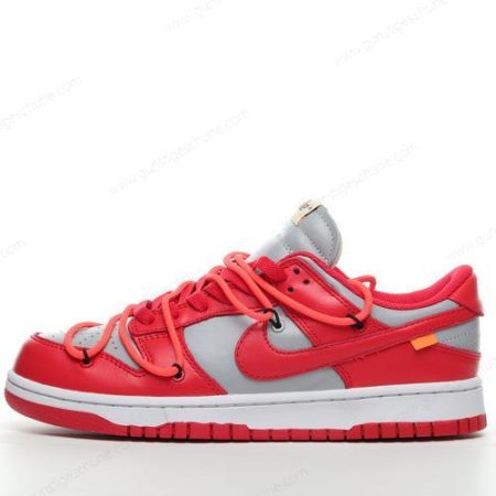 Günstiger Nike Dunk Low ‘Grau Rot’ Schuhe CT0856-600