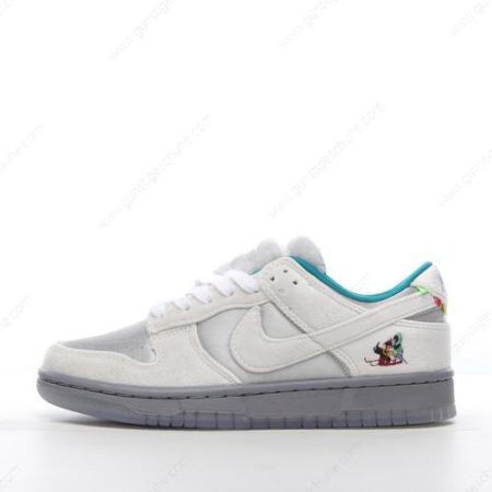 Günstiger Nike Dunk Low ‘Grau Weiß’ Schuhe DO2326-001
