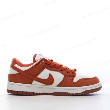 Günstiger Nike Dunk Low LX ‘Orange Weiß’ Schuhe DZ2710-101