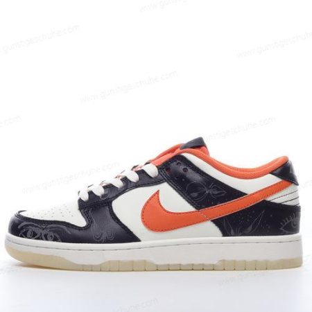 Günstiger Nike Dunk Low PRM ‘Schwarz Orange Weiß’ Schuhe DD3357-100