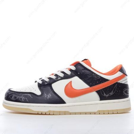 Günstiger Nike Dunk Low PRM ‘Schwarz Orange Weiß’ Schuhe DO3806-100