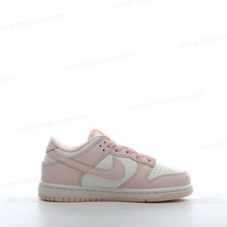 Günstiger Nike Dunk Low SB GS Kids ‘Weiß Rosa’ Schuhe