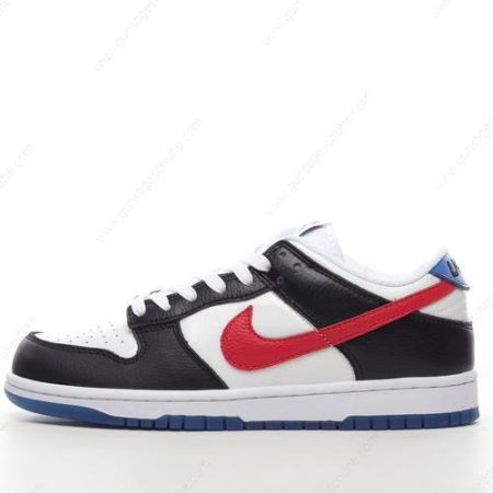 Günstiger Nike Dunk Low ‘Schwarz Weiß Rot Blau’ Schuhe DM7708-100