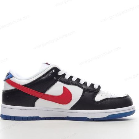 Günstiger Nike Dunk Low ‘Schwarz Weiß Rot Blau’ Schuhe DM7708-100