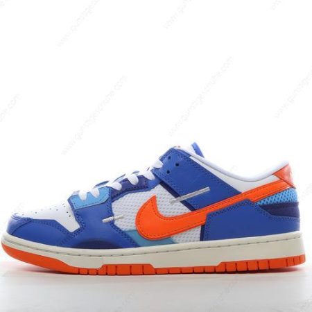 Günstiger Nike Dunk Low Scrap ‘Blau Weiß Orange’ Schuhe DM0128-100