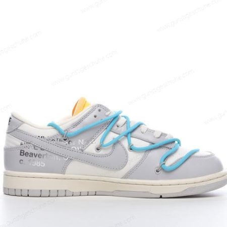 Günstiger Nike Dunk Low x Off-White ‘Grau Blau’ Schuhe DM1602-115