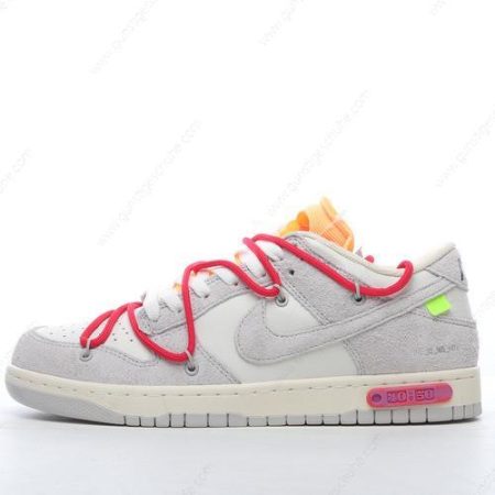 Günstiger Nike Dunk Low x Off-White ‘Grau Weiß’ Schuhe DJ0950-103