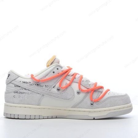 Günstiger Nike Dunk Low x Off-White ‘Grau Weiß’ Schuhe DJ0950-108