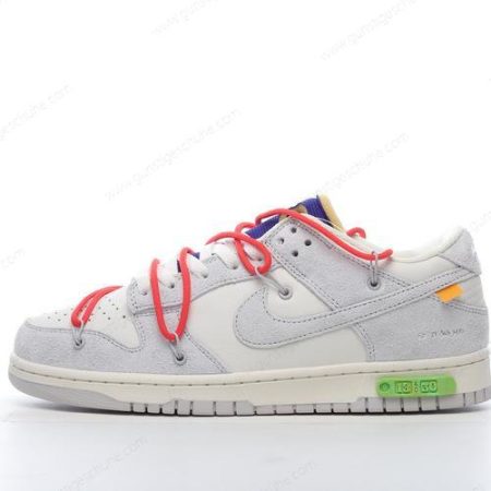 Günstiger Nike Dunk Low x Off-White ‘Grau Weiß’ Schuhe DJ0950-110