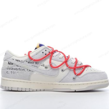 Günstiger Nike Dunk Low x Off-White ‘Grau Weiß’ Schuhe DJ0950-110