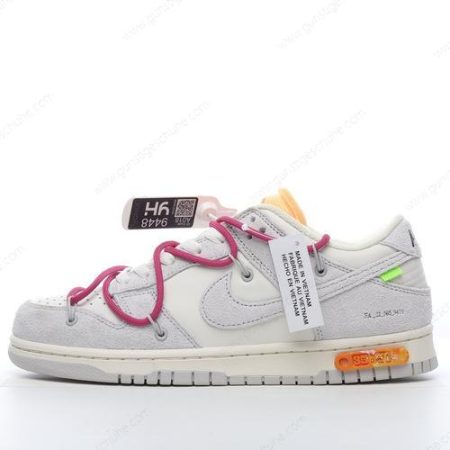 Günstiger Nike Dunk Low x Off-White ‘Grau Weiß’ Schuhe DJ0950-114