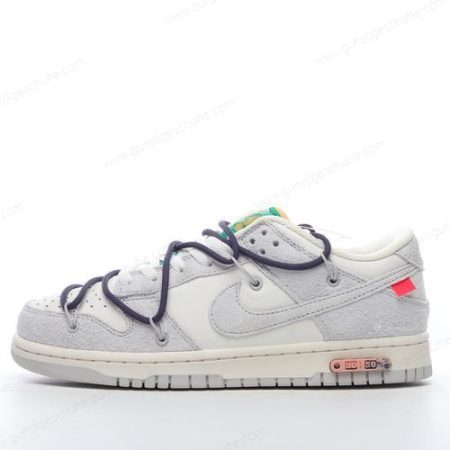 Günstiger Nike Dunk Low x Off-White ‘Grau Weiß’ Schuhe DJ0950-115