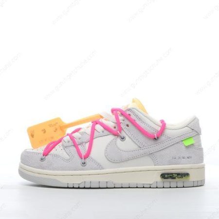Günstiger Nike Dunk Low x Off-White ‘Grau Weiß’ Schuhe DJ0950-117