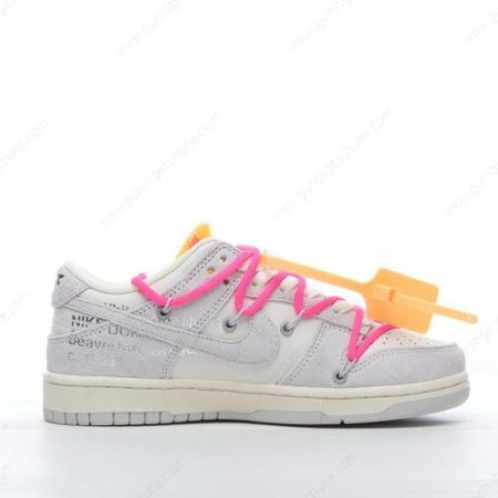 Günstiger Nike Dunk Low x Off-White ‘Grau Weiß’ Schuhe DJ0950-117