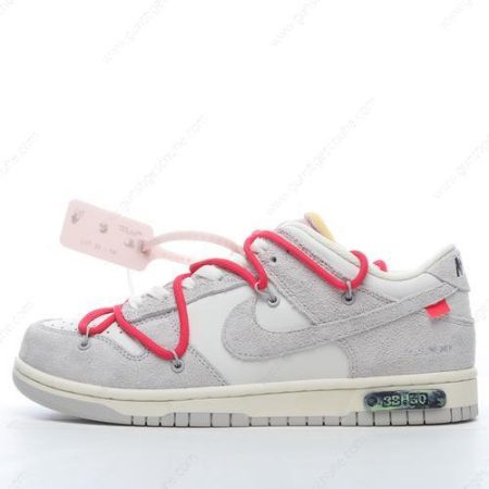 Günstiger Nike Dunk Low x Off-White ‘Grau Weiß’ Schuhe DJ0950-118