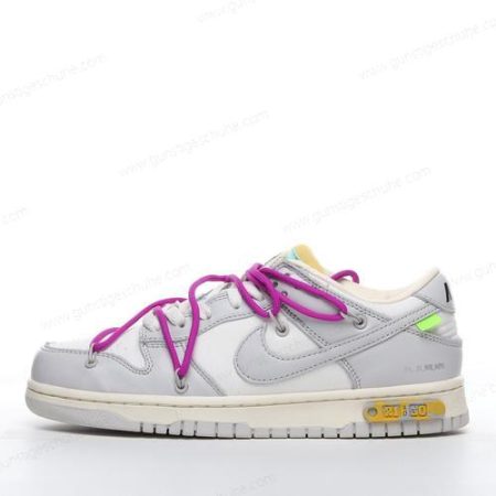Günstiger Nike Dunk Low x Off-White ‘Grau Weiß’ Schuhe DM1602-100