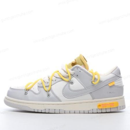Günstiger Nike Dunk Low x Off-White ‘Grau Weiß’ Schuhe DM1602-103