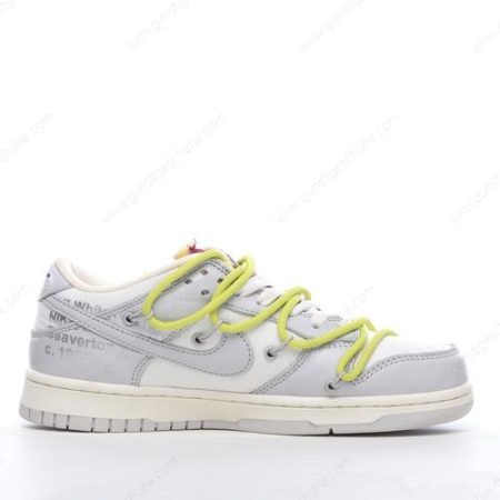 Günstiger Nike Dunk Low x Off-White ‘Grau Weiß’ Schuhe DM1602-106