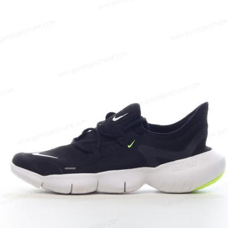 Günstiger Nike Free RN 5 ‘Schwarz Weiß’ Schuhe AQ1316-003